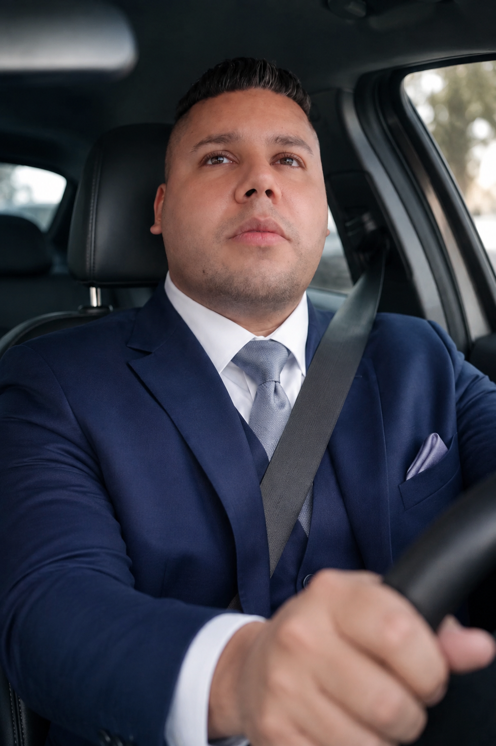 Davi Gomes, CEO da Executivo King, ao volante